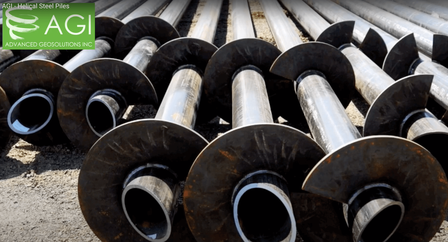 Advanced GeoSolutions Helical Steel Piles